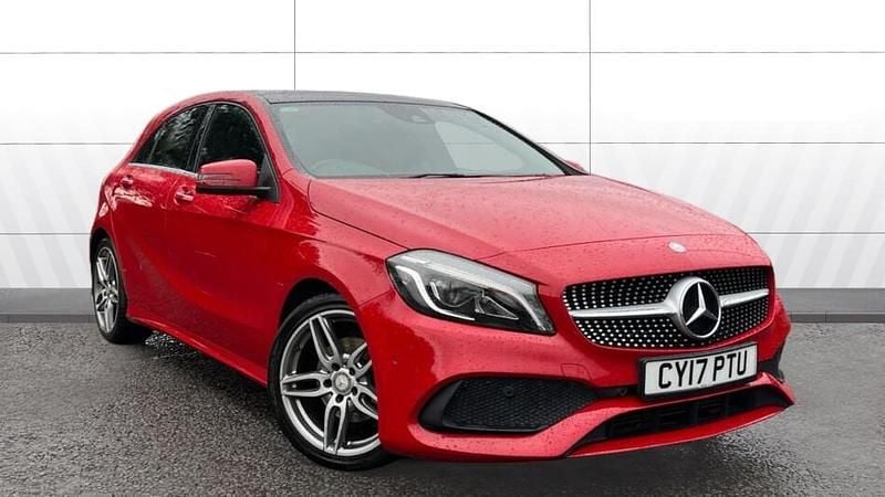 Red Used 2017 Mercedes A200 AMG Line Premium Plus Hatchback | £11,519 (Fair price) - Image 1/3