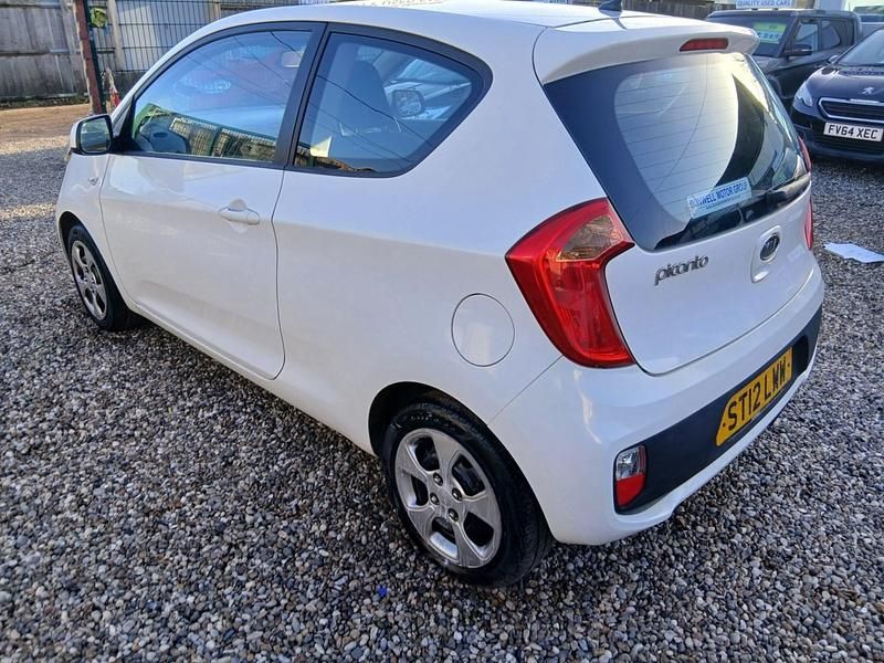 Used Kia Picanto 68 HP (50 kW) 2012 White Hatchback