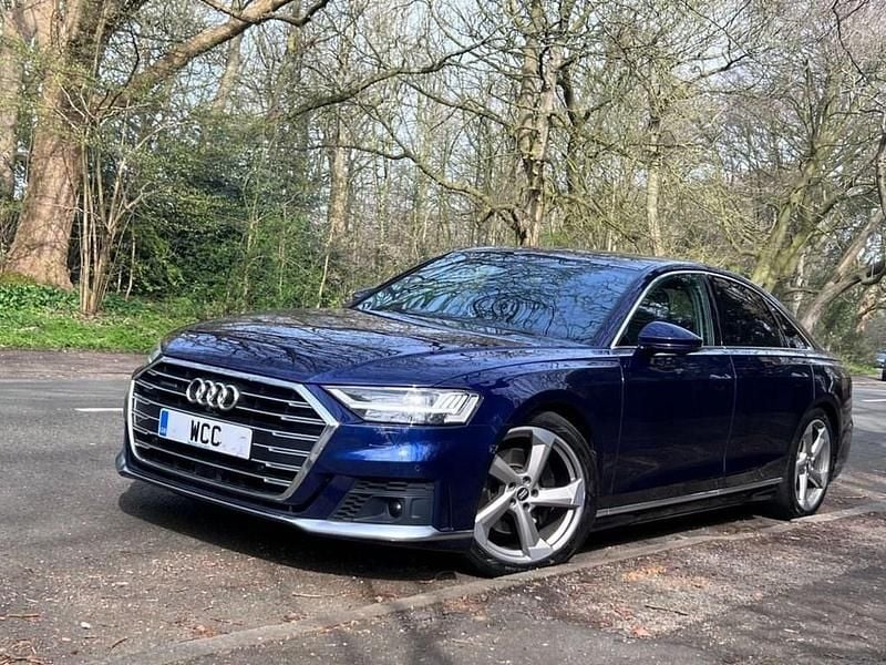 Used Audi A8 S-Line 2019 Blue Sedan