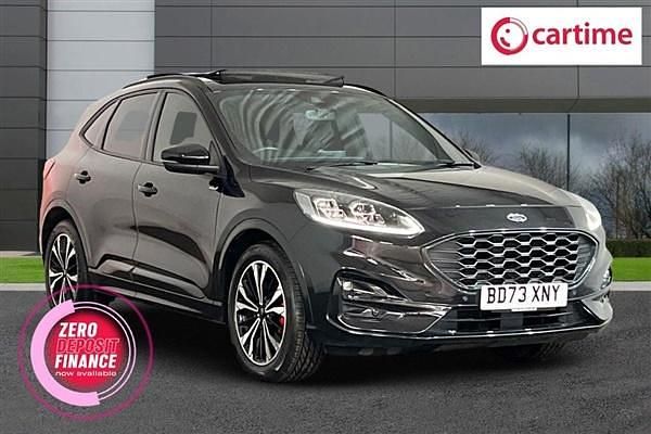 Black Used 2023 Ford Kuga ST-Line X SUV | £21,186 (Fair price) - Image 1/4