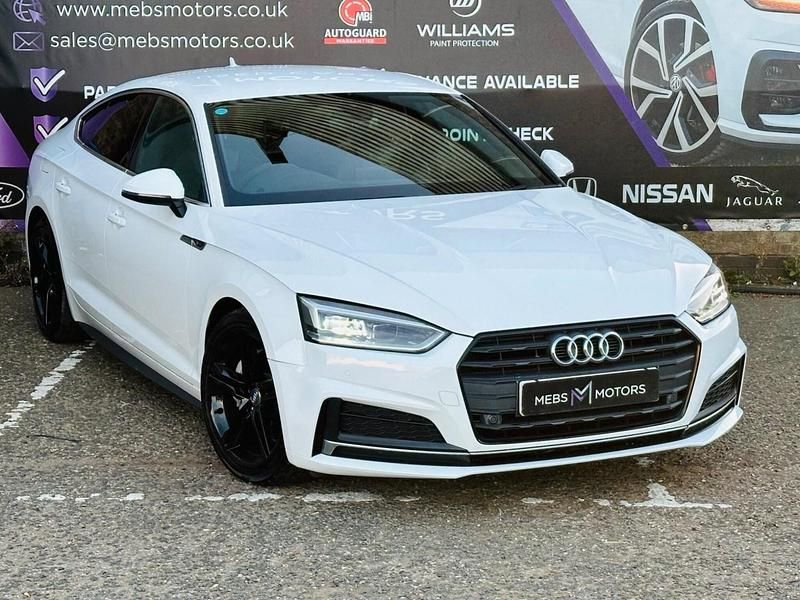 Used Audi A5 Sportback S-Line 2017 White Hatchback