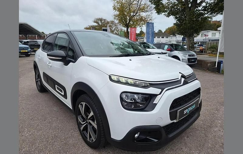 White Used 2023 Citroën C3 PureTech Hatchback | £11,295 (Fair price) - Image 1/4