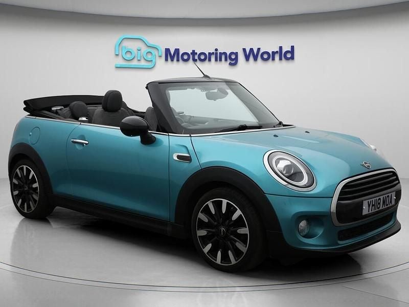 Turquoise Used 2018 Mini Cooper Cabriolet Cabriolet | £12,647 (Fair price) - Image 1/4