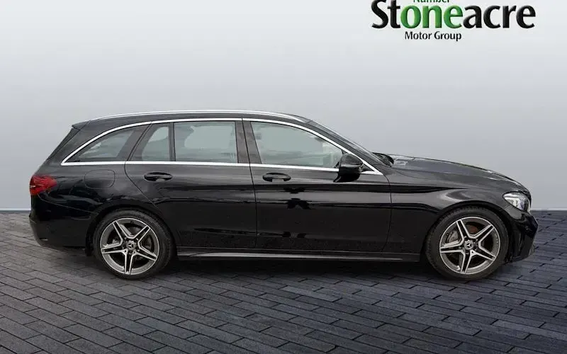 Used Mercedes C220 AMG Line Premium 194 HP (142 kW) 2019 Black Estate