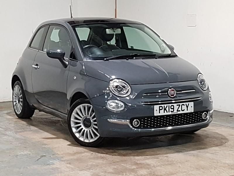Used Fiat 500 Lounge 69 HP (50 kW) 2019 Grey Hatchback