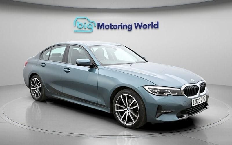 Used BMW 320 Sport Line 184 HP (135 kW) 2020 Blue Sedan