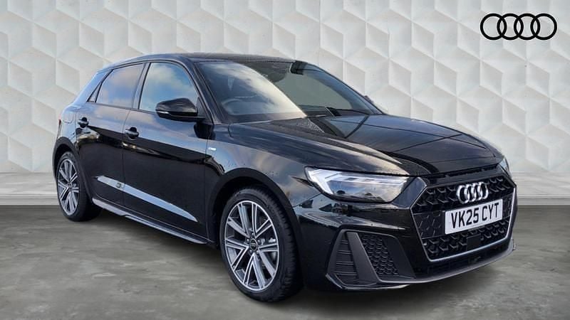 Black Used 2025 Audi A1 S-Line Hatchback | £22,750 (Good price) - Image 1/4