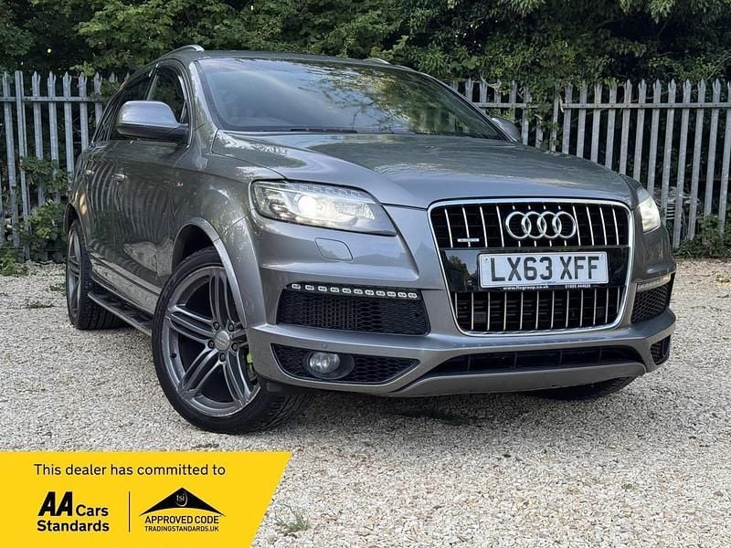 Grey Used 2013 Audi Q7 S-line plus SUV | £9,995 (Good price) - Image 1/4
