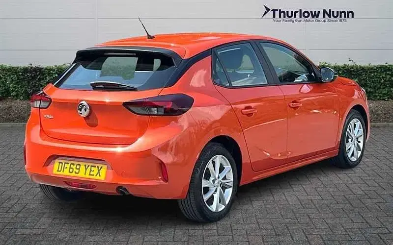 Used Vauxhall Corsa 75 HP (55 kW) 2020 Orange Hatchback
