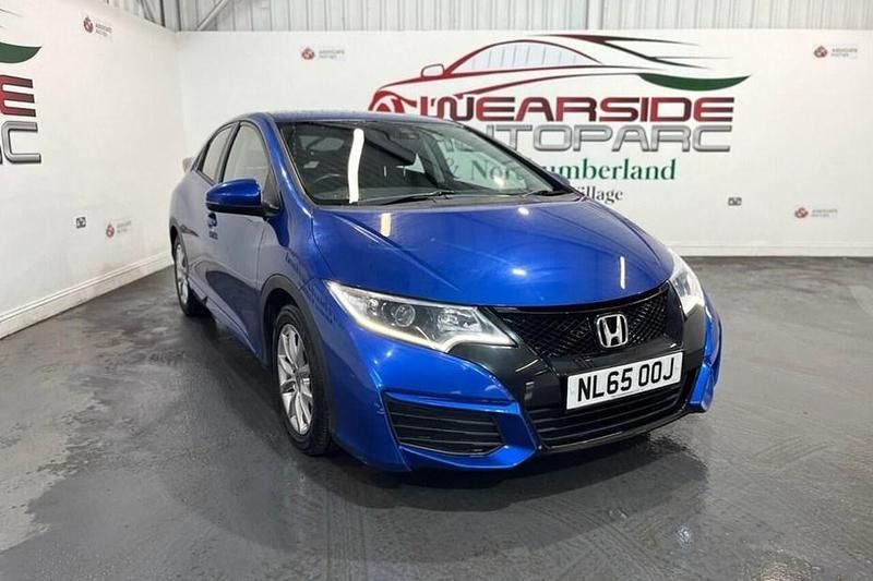 Blue Used 2015 Honda Civic S Hatchback | £7,899 (Fair price) - Image 1/1