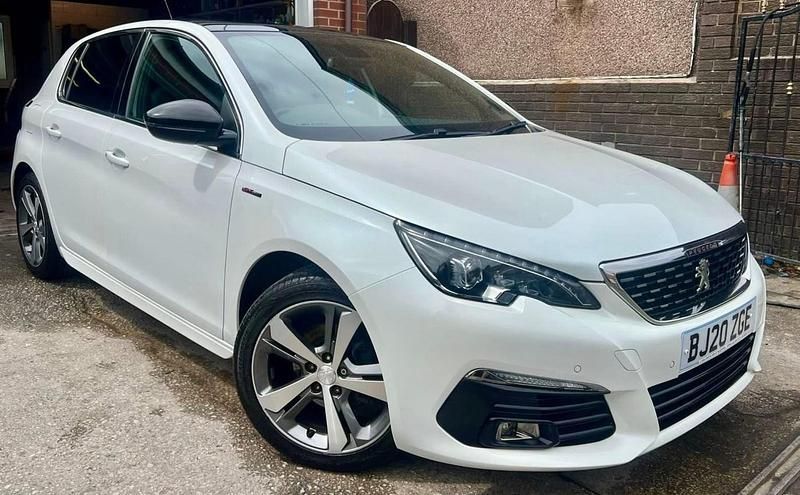 Used Peugeot 308 GT-line 2020 White Hatchback