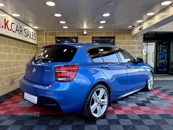 Used BMW 116 M Sport 114 HP (83 kW) 2012 Blue Hatchback