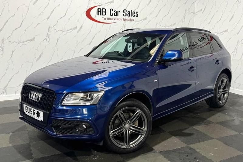Blue Used 2015 Audi Q5 S-line plus SUV | £15,499 (Fair price) - Image 1/1