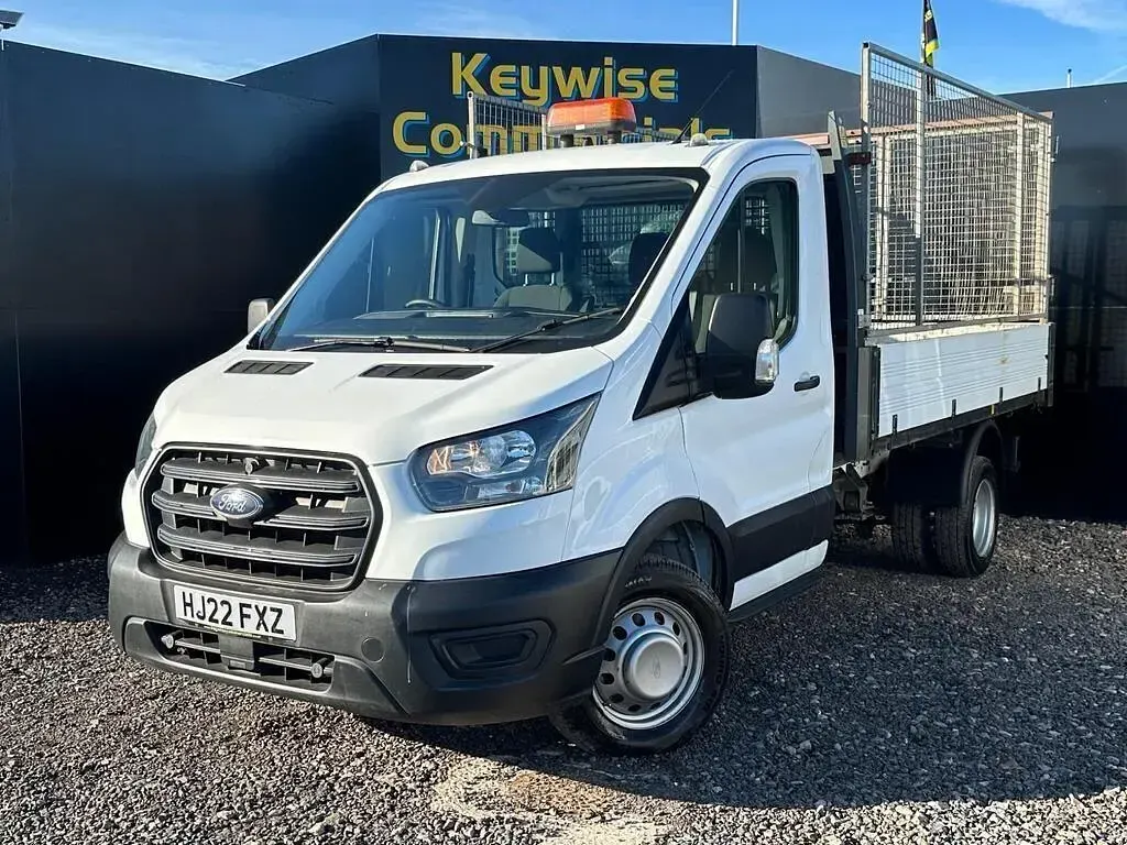 Used Ford Transit 130 HP (95 kW) 2022 White Cabriolet