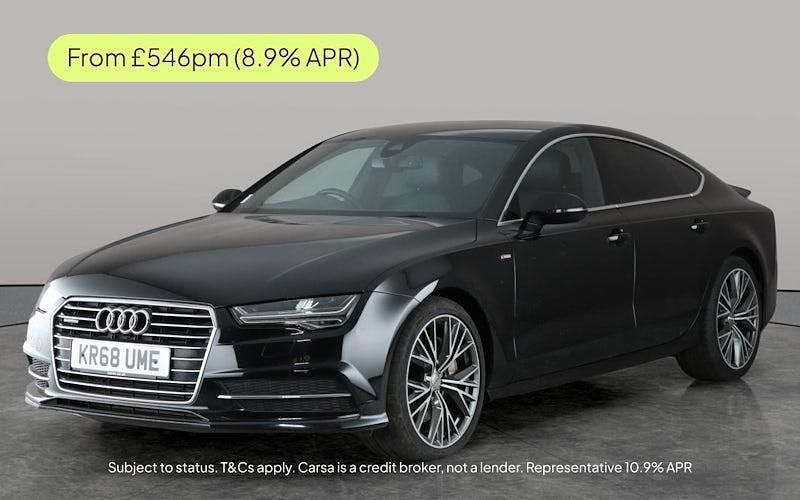 Black Used 2017 Audi A7 Sportback Black Edition Hatchback | £21,142 (Fair price) - Image 1/2