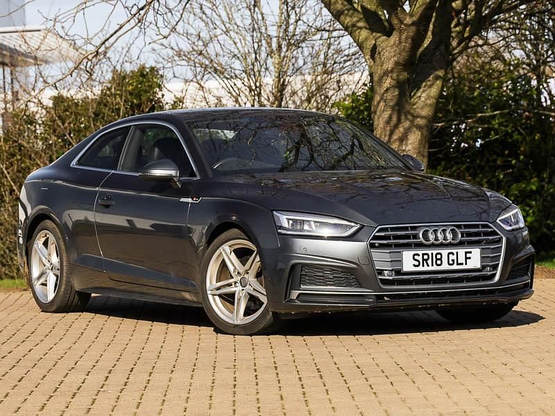 Used Audi A5 S-Line 190 HP (139 kW) 2018 Grey Coupe