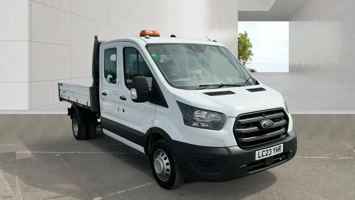Used Ford Transit 130 HP (95 kW) 2023 White Cabriolet