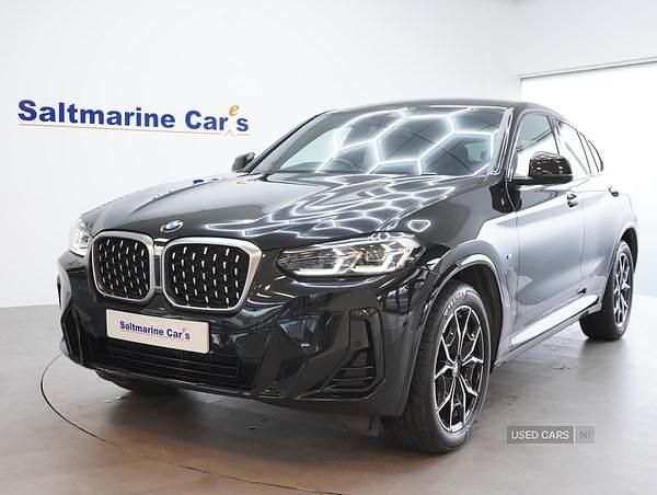 Black Used 2022 BMW X4 M Sport SUV | £33,490 (Good price) - Image 1/4