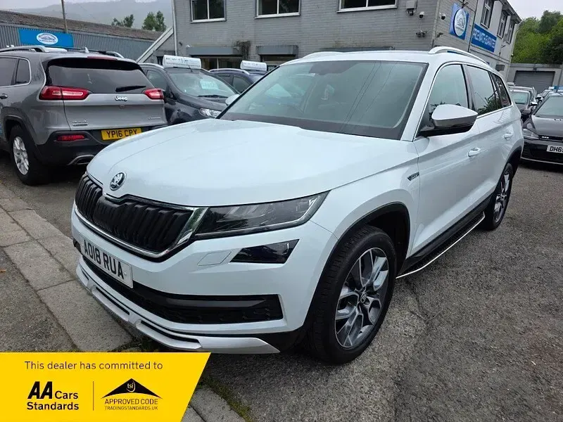 Used Skoda Kodiaq 150 HP (110 kW) 2018 White SUV