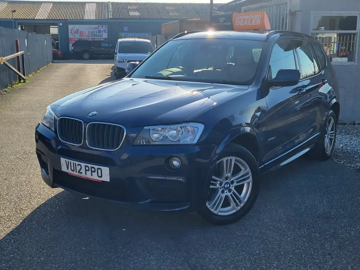 Used BMW X3 M Sport 184 HP (135 kW) 2012 Blue SUV