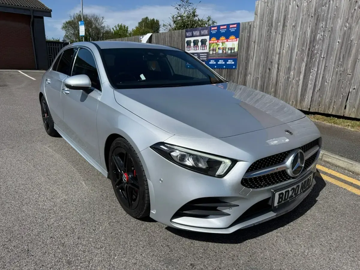 Used Mercedes A220 AMG Line Premium 190 HP (139 kW) 2020 Silver Hatchback