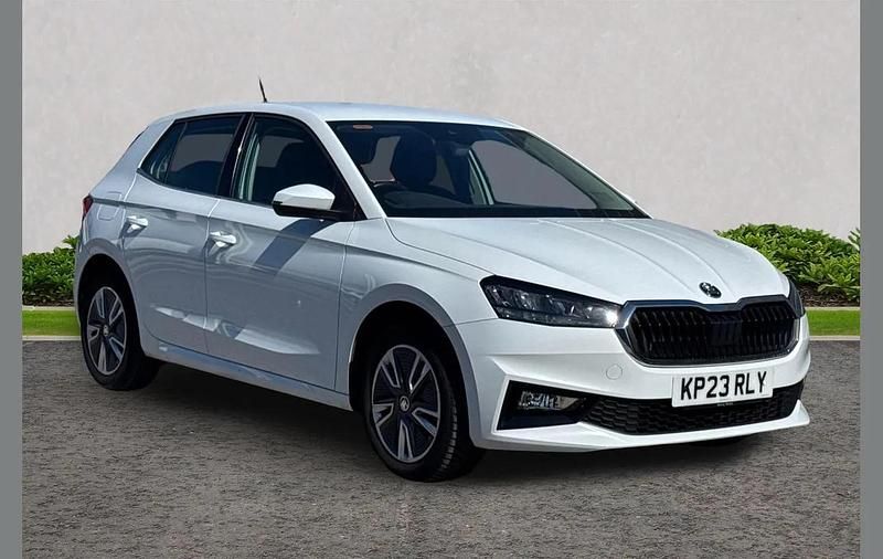 Used Skoda Fabia SE L 108 HP (79 kW) 2023 White Hatchback