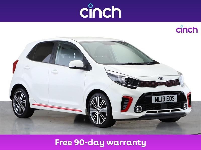 White Used 2019 Kia Picanto GT-Line Hatchback | £9,849 (Fair price) - Image 1/3