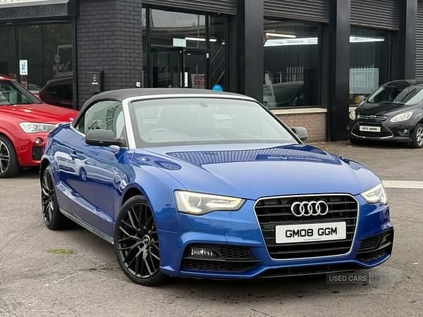 Blue Used 2016 Audi A5 Cabriolet S-Line Cabriolet | £9,995 (Fair price) - Image 1/4