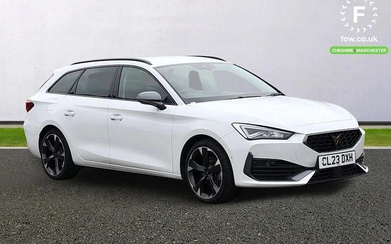 Used Cupra Leon 150 HP (110 kW) 2023 White Estate