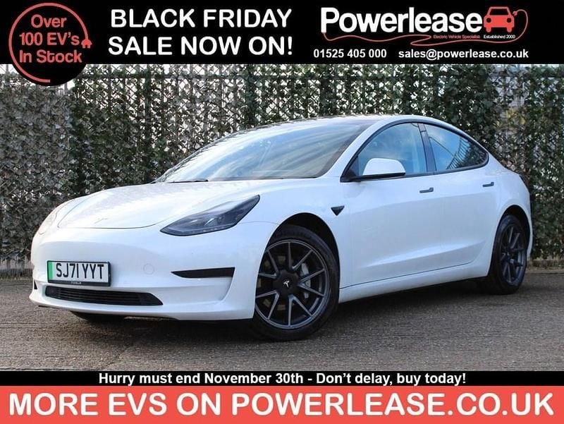 White Used 2021 Tesla Model 3 Standard Range Sedan | £16,944 (Good price) - Image 1/4