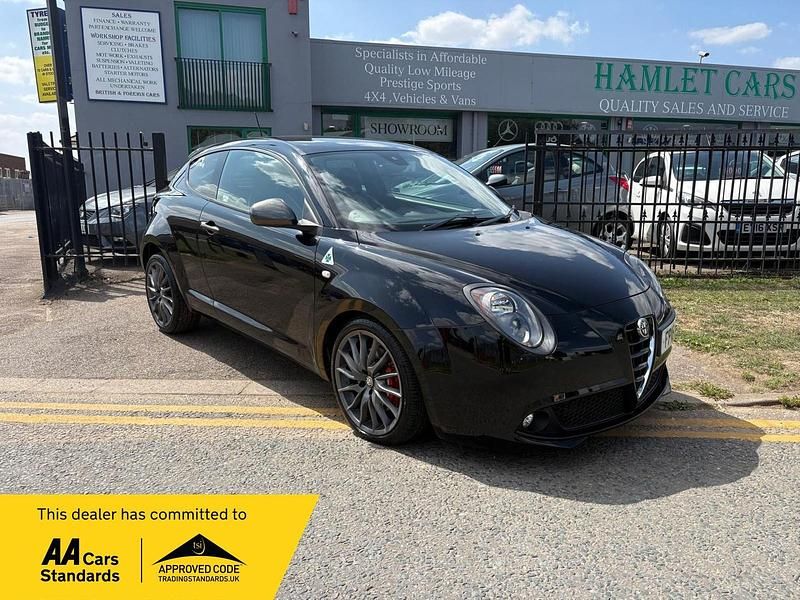 Black Used 2016 Alfa Romeo MiTo Quadrifoglio Verde Hatchback | £9,000 (Expensive) - Image 1/3