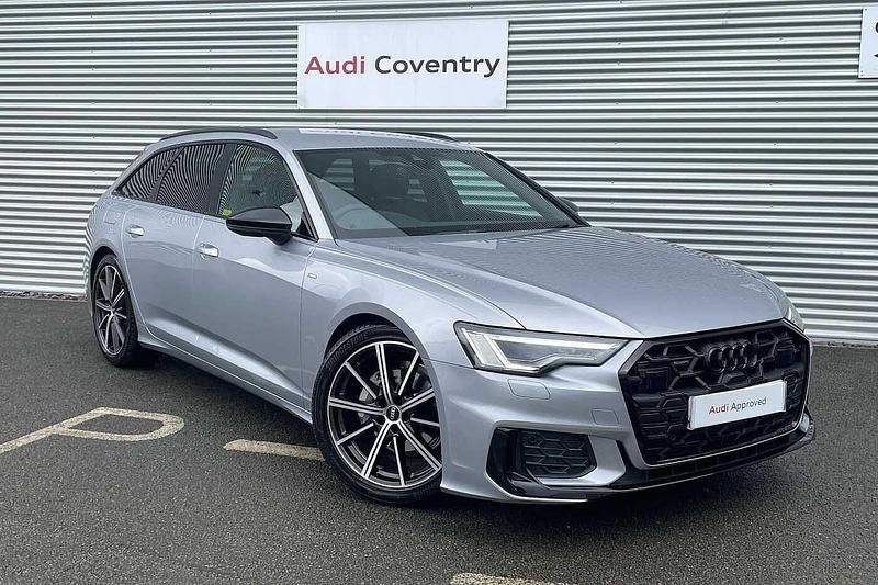 Floret silver Used 2025 Audi A6 Black Edition Estate | £40,990 (A bit pricey) - Image 1/4