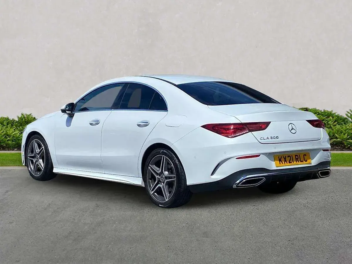 Used Mercedes CLA200 AMG Line Premium 2021 White Coupe