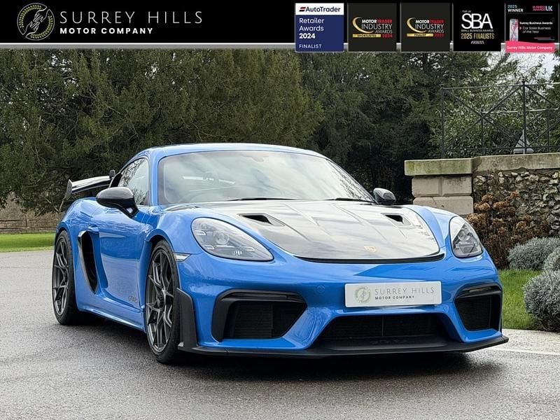 Blue Used 2024 Porsche Cayman GT4 Coupe | £139,950 - Image 1/4