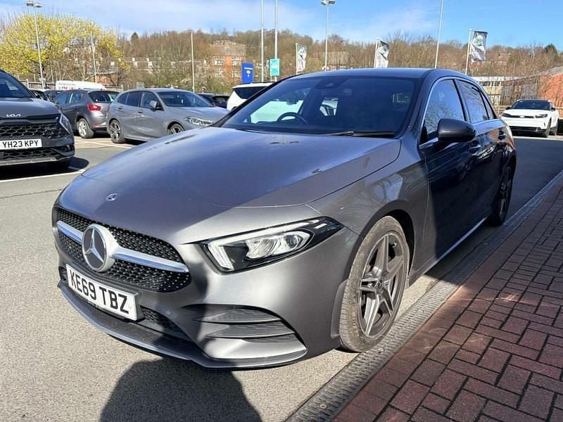 Used Mercedes A200 AMG line 2020 Solar gray Hatchback