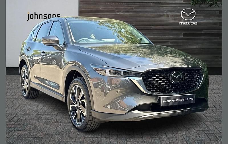 Grey Used 2025 Mazda CX-5 Exclusive-Line SUV | £30,975 (Expensive) - Image 1/4