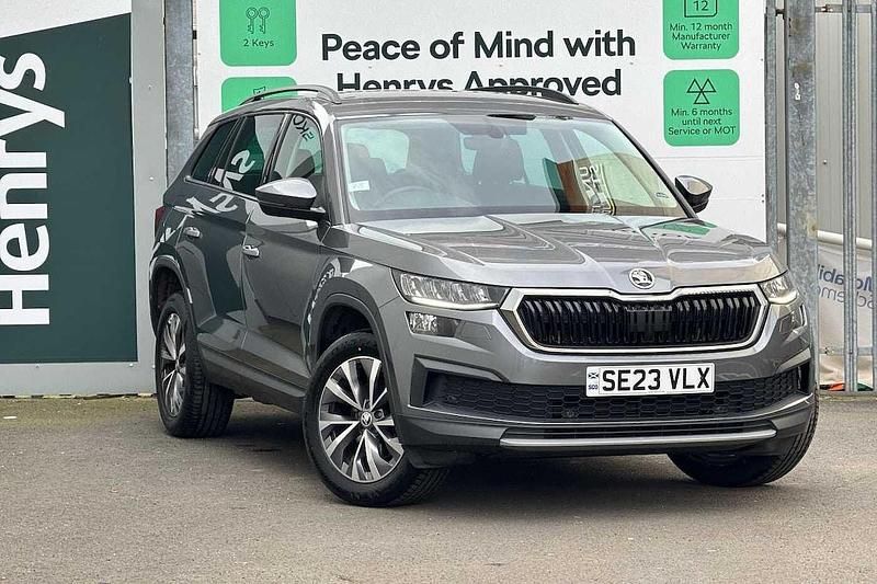 Used Skoda Kodiaq SE Drive 110 HP (80 kW) 2023 Graphite grey metallic SUV