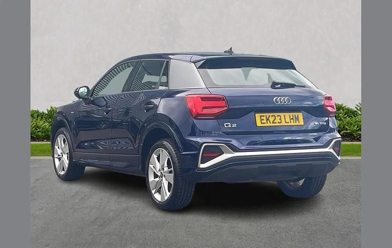 Begagnad Audi Q2 S-Line 147 HK (108 kW) 2023 Blå SUV