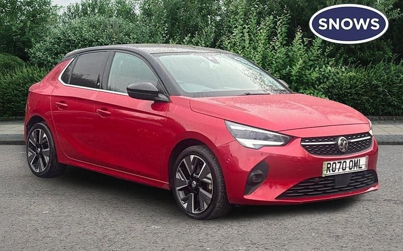 Used Vauxhall Corsa-e Elite 100 kW (136 HP) 2020 Red Hatchback