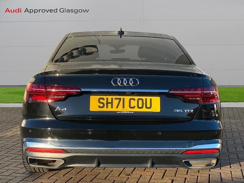 Used Audi A4 S-Line 163 HP (119 kW) 2021 Black Sedan