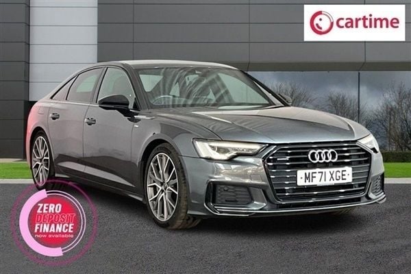 Grey Used 2021 Audi A6 Black Edition Sedan | £28,788 (Expensive) - Image 1/3