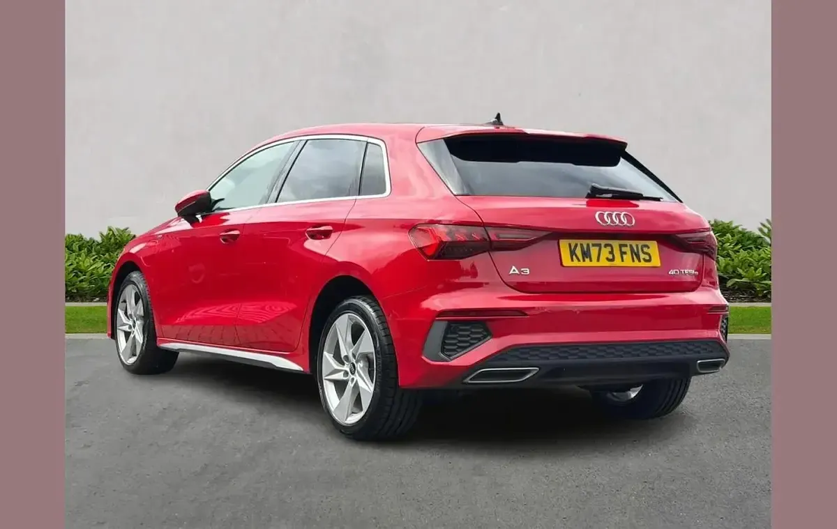 Used Audi A3 e-tron S-Line 200 HP (147 kW) 2023 Red Hatchback