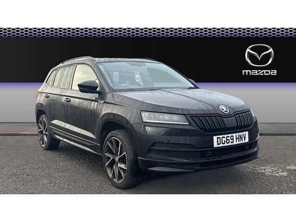 Black Used 2019 Skoda Karoq SportLine SUV | £16,253 (Fair price) - Image 1/4