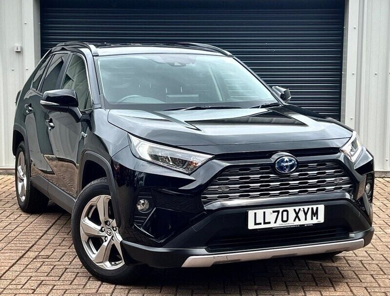 Black Used 2021 Toyota RAV4 Hybrid Design SUV | £19,995 (Good price) - Image 1/4