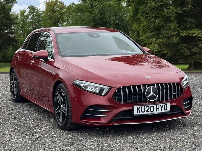 Red Used 2020 Mercedes A35 AMG Executive Hatchback | £20,995 (Fair price) - Image 1/4