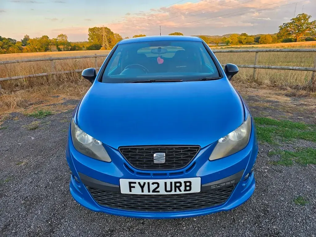 Used Seat Ibiza CUPRA 180 HP (132 kW) 2012 Blue Hatchback