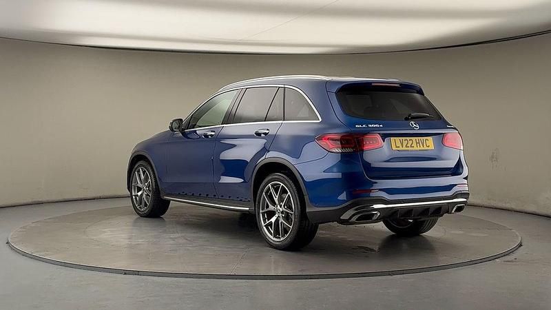 Used Mercedes GLC300 AMG line 245 HP (180 kW) 2022 Spectral blue SUV