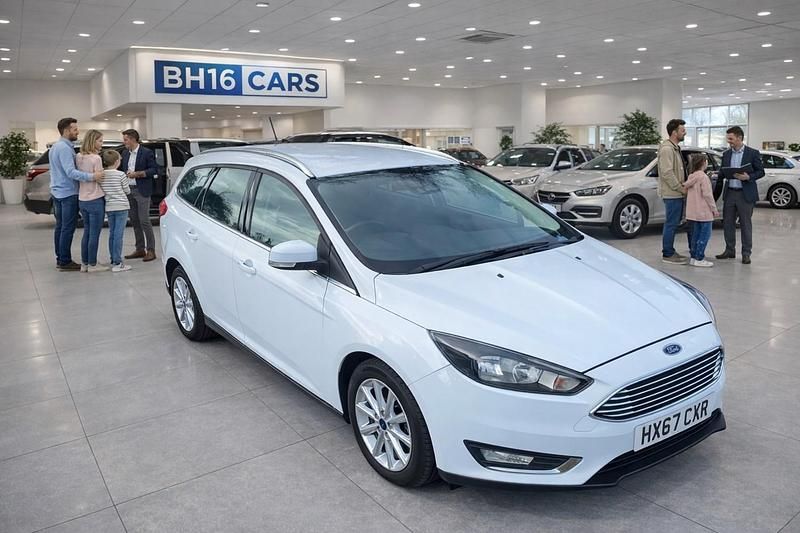 Used Ford Focus Titanium 2017 White Estate