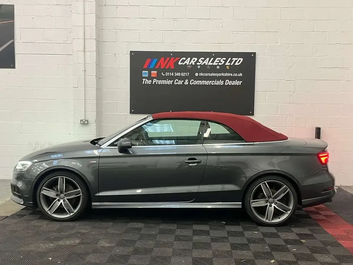 Used Audi A3 Cabriolet S-Line 150 HP (110 kW) 2018 Grey Cabriolet