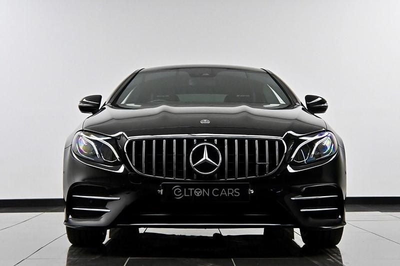Used Mercedes E220 AMG line 2018 Black Coupe